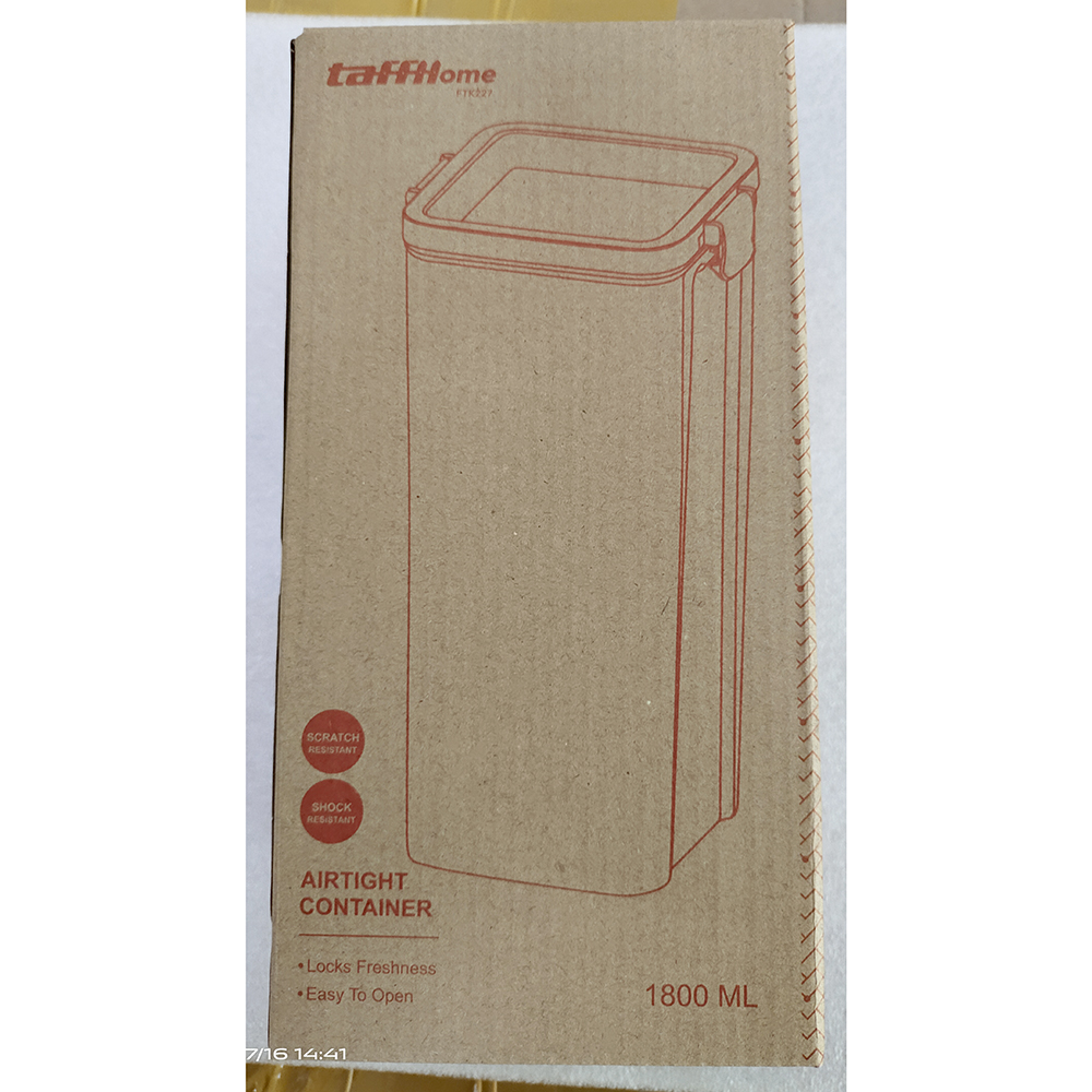 Gambar produk TaffHOME Toples Wadah Penyimpanan Makanan Food Storage Container 1800ML - YF0086