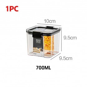 TaffHOME Toples Wadah Penyimpanan Makanan Food Storage Container 700ML - YF0086 - Transparent