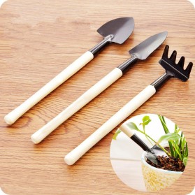 EPOCH Set Sekop Mini Tanaman Hias Shovel Spade Gardening Tools 3 PCS - LXY549 - Black