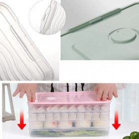LuckyFox Kotak Kontainer Makanan Kulkas Kitchen Storage Food Box - RFS48 - Transparent - 7