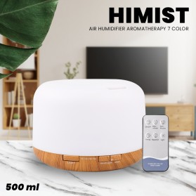 Himist Air Humidifier Aromatherapy Oil Diffuser 7 Color 500 ml with Remote Control - A770