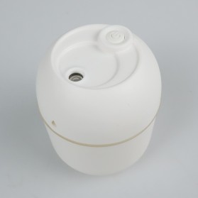 Vinkkatory Mini Air Humidifier Aromatherapy Oil Diffuser LED Light 220ml - GB4706 - White - 2