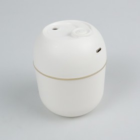 Vinkkatory Mini Air Humidifier Aromatherapy Oil Diffuser LED Light 220ml - GB4706 - White - 5