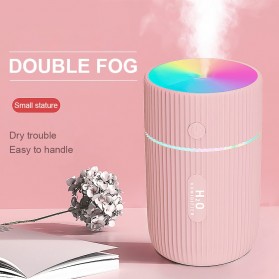 DIOZO Marquee Air Humidifier Aromatherapy Oil Diffuser Colorful Lights 220ml - LX06 - White - 4