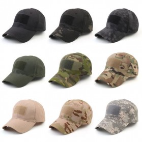 GUMAO Topi Mesh Baseball Army Look Cap with Velcro - PLY-CAP-01 - Camouflage - 6