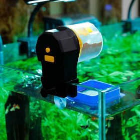 Gabi Dispenser Makanan Ikan Otomatis Aquarium Automatic Fish Food Feeding Timer - GA-300D - Yellow - 3