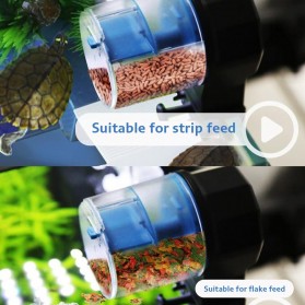 Gabi Dispenser Makanan Ikan Otomatis Aquarium Automatic Fish Food Feeding Timer - GA-300D - Yellow - 4