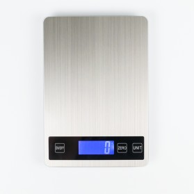 DHOME Timbangan Dapur Digital Kitchen Scale USB Rechargeable 15kg 1g - JJ210299 - Silver - 2