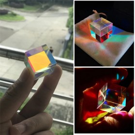 VAHIGCY Dekorasi Prisma Six Sided Bright Light Cube - VAH12 - Transparent - 7