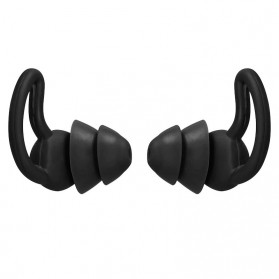 iMeBoBo Penutup Telinga Ear Plug Sound Insulation Anti Noise Reduction 2 Layer - VO75 - Black