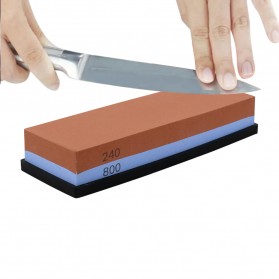 MYVIT Batu Pengasah Pisau Whetstone Knife Sharpener 240/800 - Wkss-03 - Blue