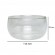 Gambar produk One Two Cups Mangkok Salad Buah Sayur Double Layer Borosilicate Glass 300ml - JA6671
