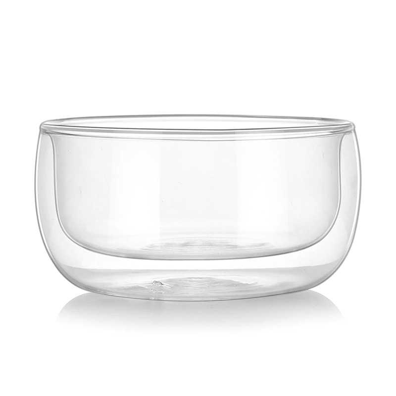 Gambar produk One Two Cups Mangkok Salad Buah Sayur Double Layer Borosilicate Glass 300ml - JA6671