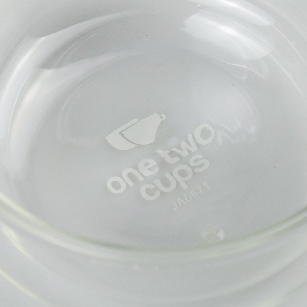 Gambar produk One Two Cups Mangkok Salad Buah Sayur Double Layer Borosilicate Glass 300ml - JA6671