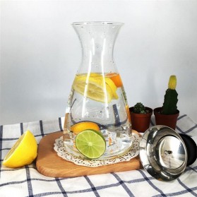 HAIMAITONG Botol Air Minum Kaca Tea Pot Pitcher 1500ML - H202 - Transparent - 6