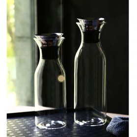 WEIMEI Botol Air Minum Kaca Tea Pot Pitcher 1000ML - H202 - Transparent - 7