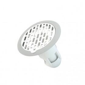 OLOEY Penutup Penyumbat Lubang WC Toilet Shower Floor Cover Plug - CQ23 - White - 1
