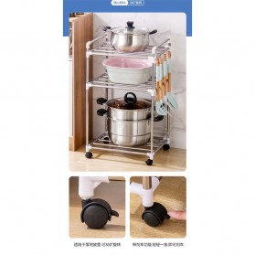 POLBEST Rak Tingkat Dapur Kitchen Storage Rack 5 Layer - 50801 - Silver - 3