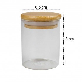 One Two Cups Toples Kaca Penyimpanan Makanan Borosilicate Glass Storage Jar 250ml - GH1270 - Transparent - 9