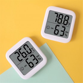 Xinxiang Thermometer Hygrometer Sensor Digital LCD Display - ZL002 - White