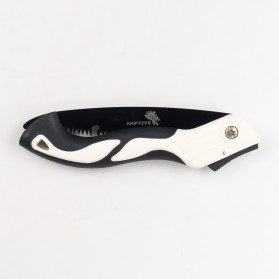 KNIFEZER Gergaji Lipat Portabel Folding Wood Hand Saw 180 mm - LA146 - Black - 3