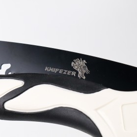 KNIFEZER Gergaji Lipat Portabel Folding Wood Hand Saw 180 mm - LA146 - Black - 5