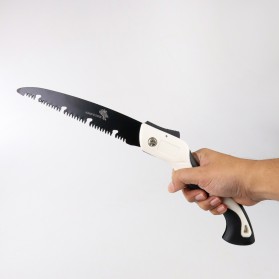 KNIFEZER Gergaji Lipat Portabel Folding Wood Hand Saw 180 mm - LA146 - Black - 7