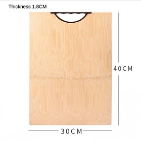 YOMDID Talenan Multifungsi Cutting Board Wood 40 x 30 cm - KG04 - Wooden - 6