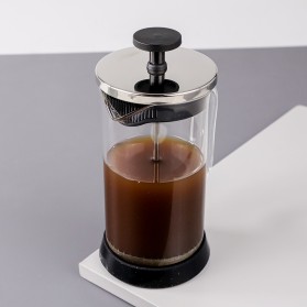 Hoodakang French Press Coffee Maker Pot 350 ml - HKD510 - Black