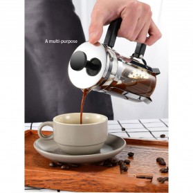 Hoodakang French Press Coffee Maker Pot 350 ml - HKD530 - Black - 2