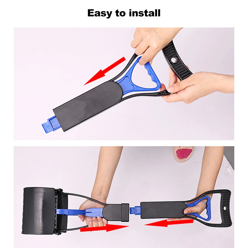 OWBOB Sekop Genggam Long Handle Pet Poop Scooper Cleaner 60cm A11710