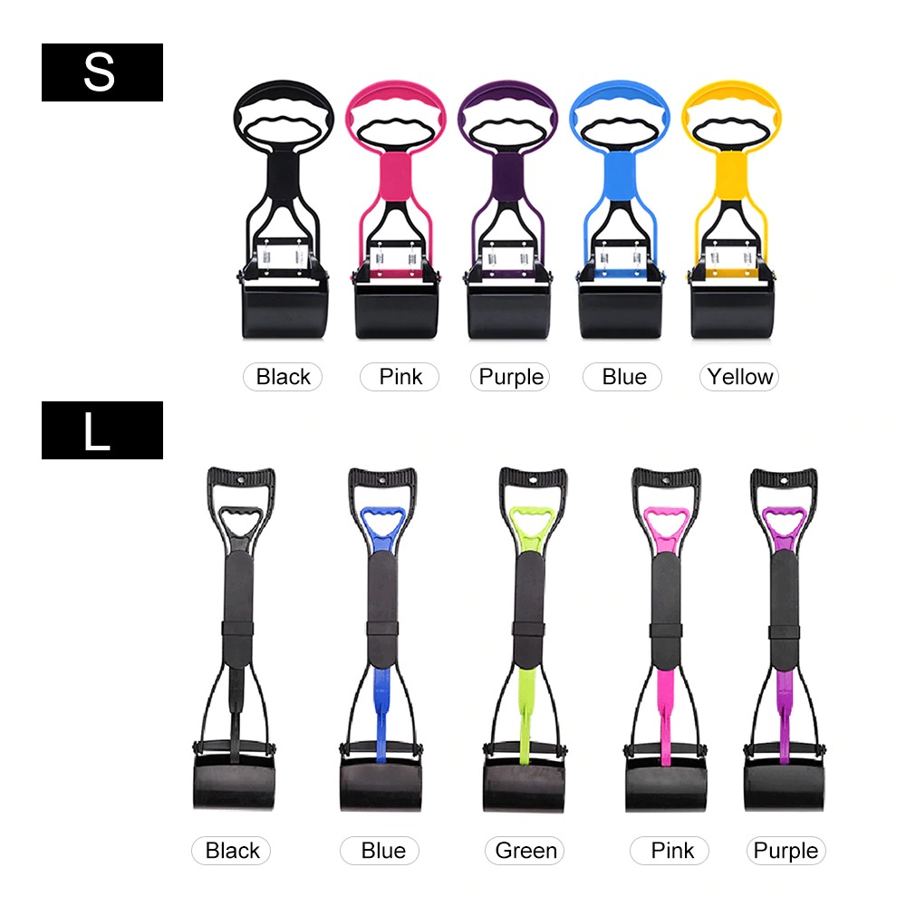 OWBOB Sekop Genggam Long Handle Pet Poop Scooper Cleaner 60cm A11710