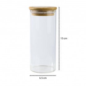 One Two Cups Toples Kaca Penyimpanan Makanan Borosilicate Glass Storage Jar 410 ml - GH1270 - Transparent - 8