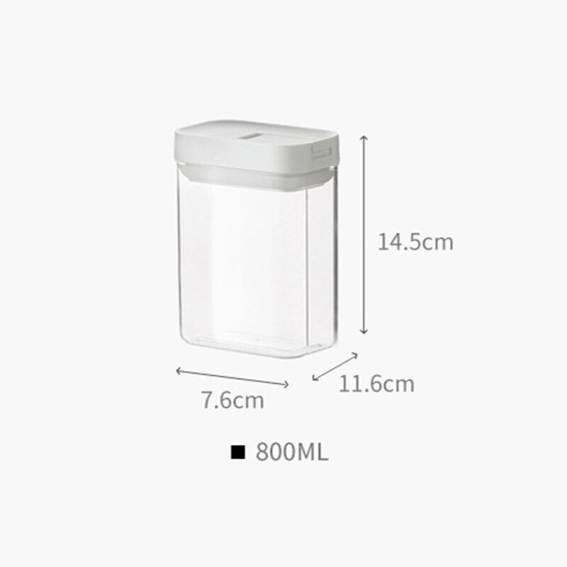 Gambar produk Ishiline Toples Wadah Penyimpanan Makanan Food Storage Container 800ml - W1805