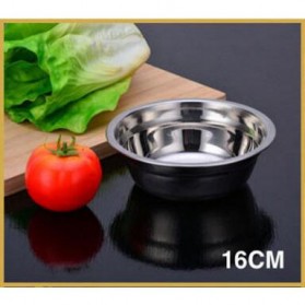 NEWWAY Mangkok Bowl Stainless Steel 16 cm - SGE2 - Silver