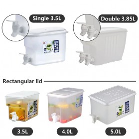 WSUB Teko Air Kettle Jar Water Jug Fridge With Faucet 3L - CEEU35 - White - 5