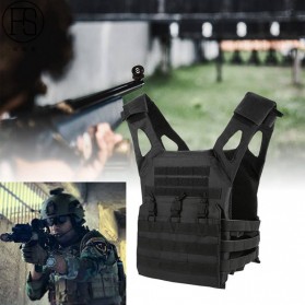 Pakaian Pria - DEDOMON Rompi Pelindung Airsoft Gun CS Tactical Vest Combat 600D - G030102 - Black