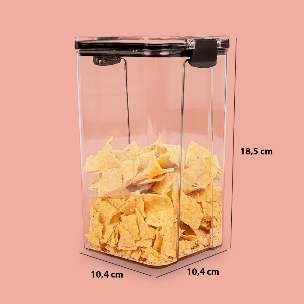 Gambar produk TaffHOME Toples Wadah Penyimpanan Makanan Food Storage Container 1300ML - YF0086