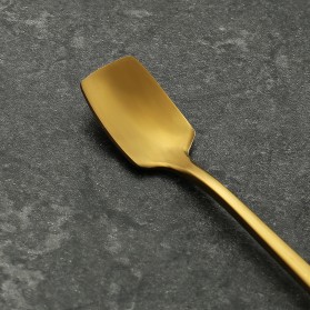 Urijk Sendok Kopi Teh Spoon Stainless Steel - G1199 - Golden - 4
