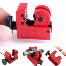 HUXUAN Pemotong Pipa Mini Pipe Tubing Cutter Alloy Steel 1/8 to 5/8 inch - HXA196 - Red
