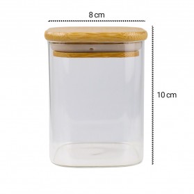 One Two Cups Toples Kaca Penyimpanan Makanan Glass Storage Jar 530ml - HC1019 - Transparent - 8