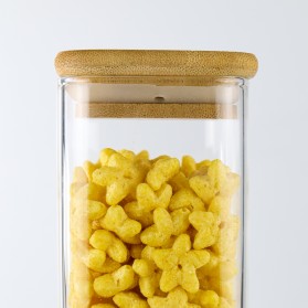 One Two Cups Toples Kaca Penyimpanan Makanan Glass Storage Jar 350ml - HC1019 - Transparent - 4