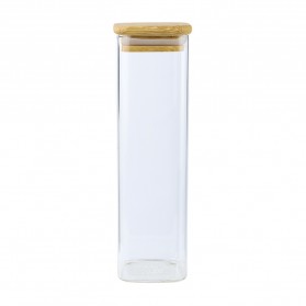 One Two Cups Toples Kaca Penyimpanan Makanan Glass Storage Jar 600ml - HC1019 - Transparent - 2