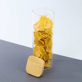 One Two Cups Toples Kaca Penyimpanan Makanan Glass Storage Jar 600ml - HC1019 - Transparent - 6
