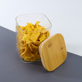 One Two Cups Toples Kaca Penyimpanan Makanan Glass Storage Jar 1000ml - HC1019 - Transparent - 6