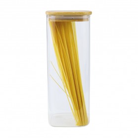 One Two Cups Toples Kaca Penyimpanan Makanan Glass Storage Jar 2000ml - HC1019 - Transparent