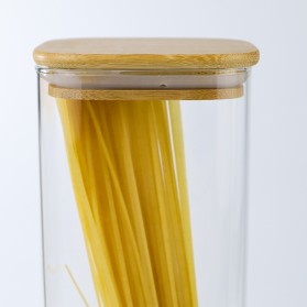 One Two Cups Toples Kaca Penyimpanan Makanan Glass Storage Jar 2000ml - HC1019 - Transparent - 4