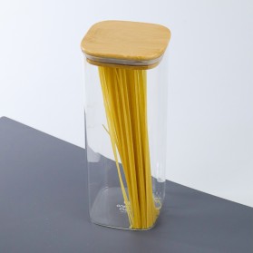 One Two Cups Toples Kaca Penyimpanan Makanan Glass Storage Jar 2000ml - HC1019 - Transparent - 8