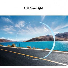 AHORA Kacamata Baca Rabun Dekat Frameless Anti Blue Light Reading Glasses +1.5 - 641 - Black Gold - 6