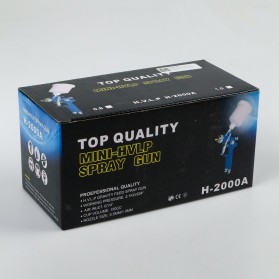 Taffware Professional Spray Gun Nozzle HVLP Airbrush 1.0mm - H-2000 - Blue - 9